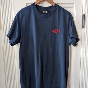 A24 Navy T-Shirt - L